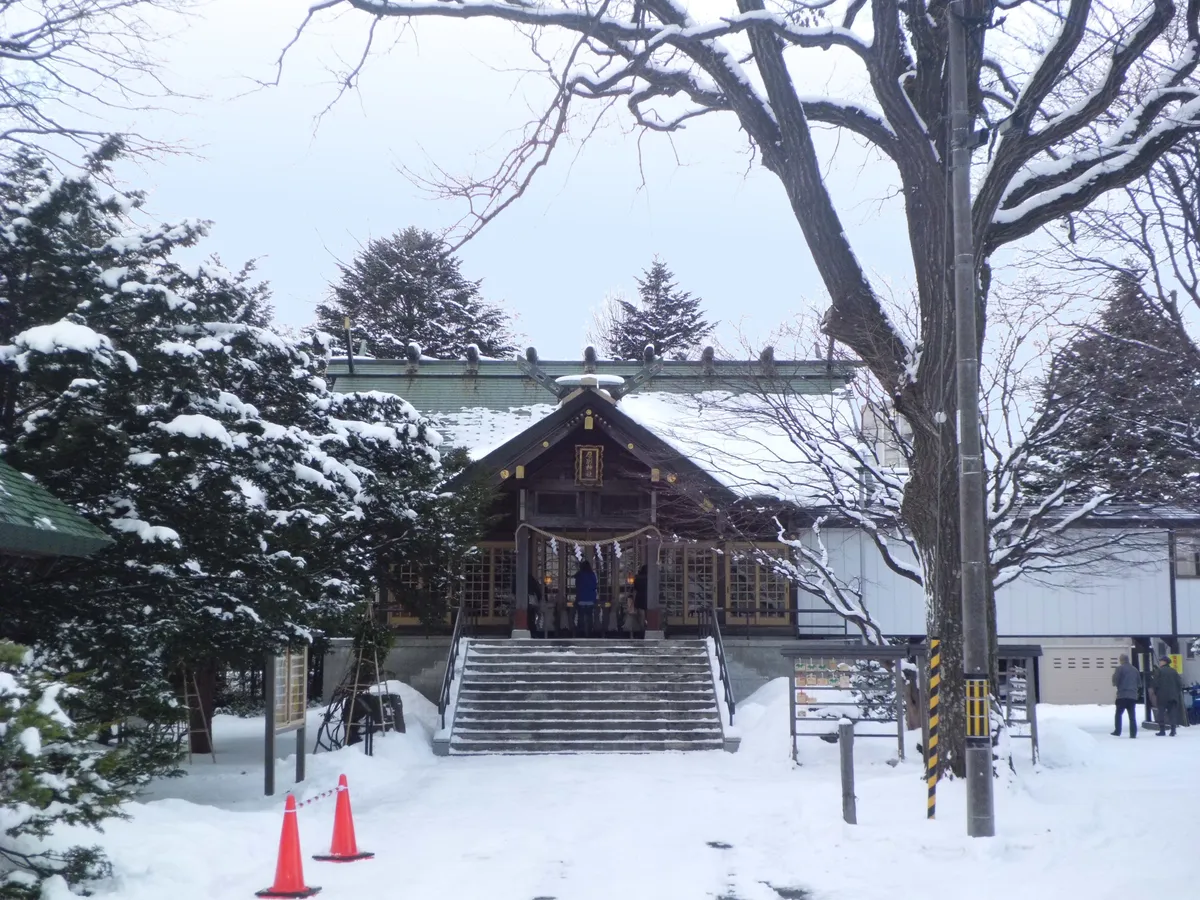 The precinct of Ashiribetsu Jinja in Kiyota-ku, Sapporo.