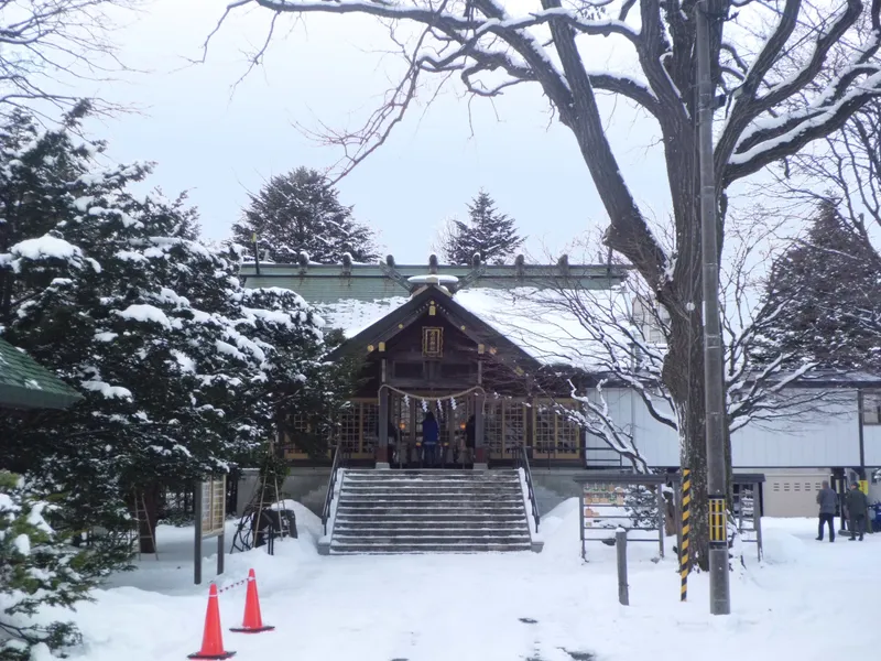 The precinct of Ashiribetsu Jinja in Kiyota-ku, Sapporo.