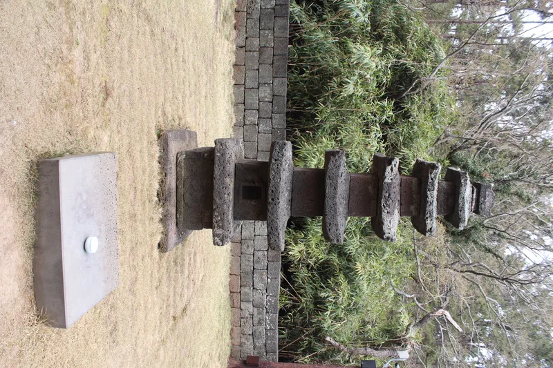 The five-storey basalt pagoda of Bultapsa in Jeju City.