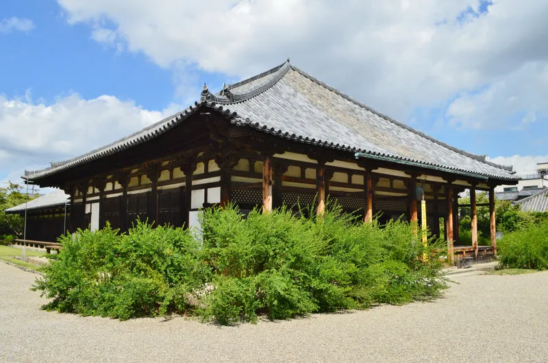 The main hall of Gango-ji in Nara.