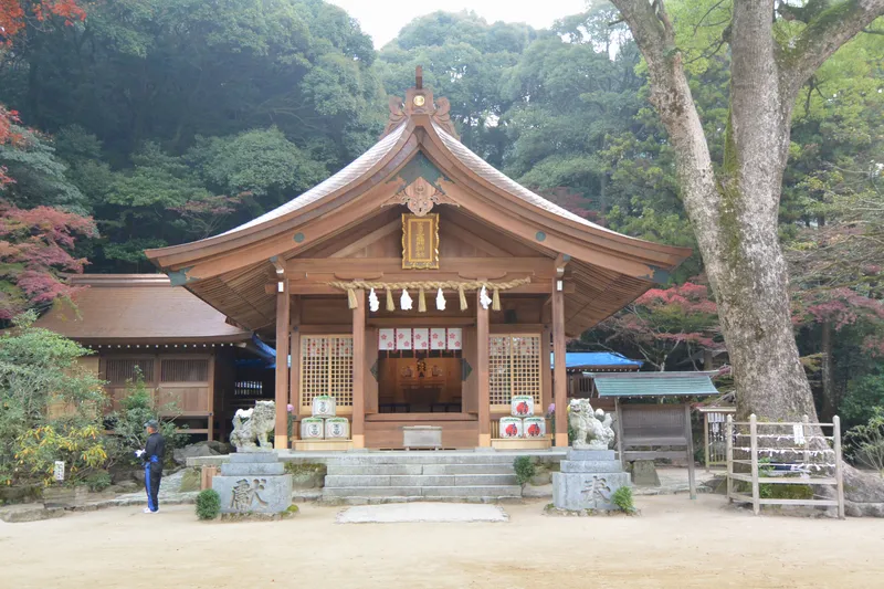 Kamado Shrine on Mount Homan in Dazaifu.