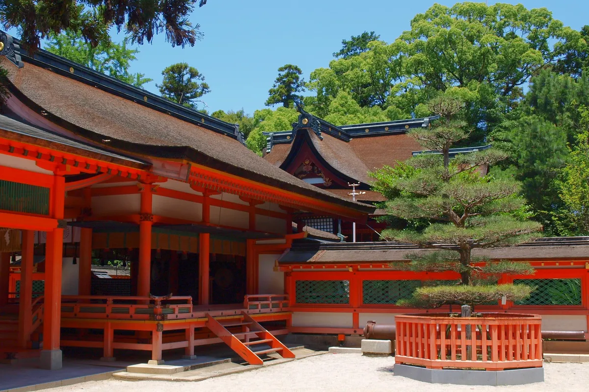 The hall of Kashiigu in Fukuoka.