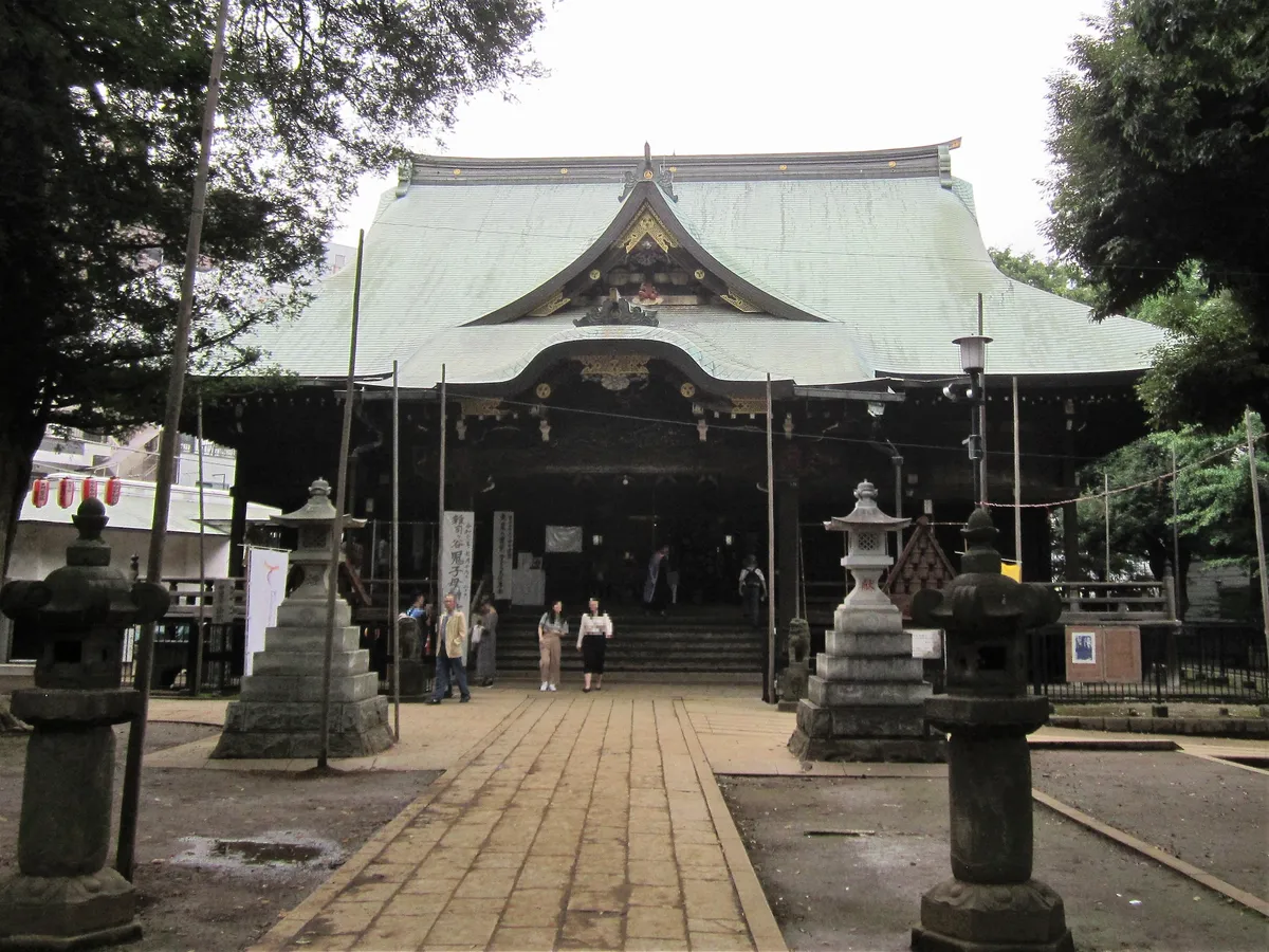 The Kishimojin hall in Zoshigaya
