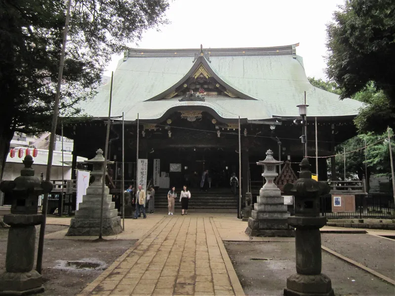 The Kishimojin hall in Zoshigaya