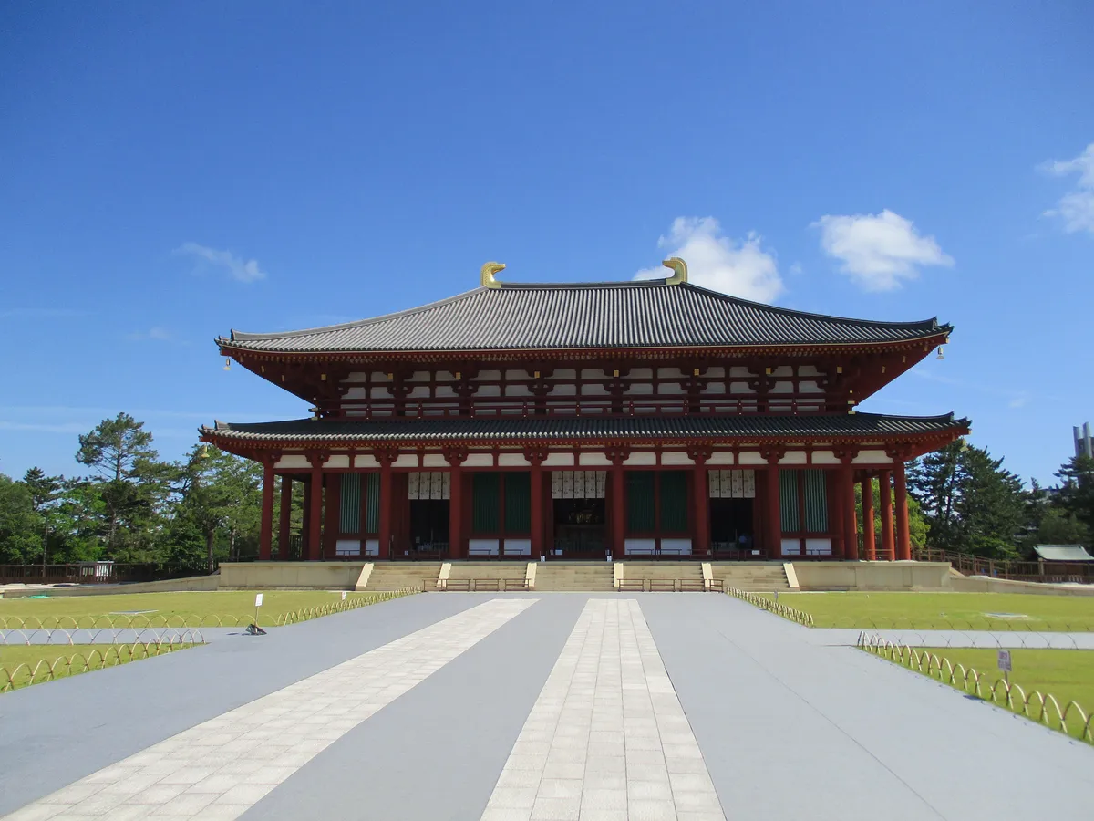 The central golden hall of Kofuku-ji in Nara.