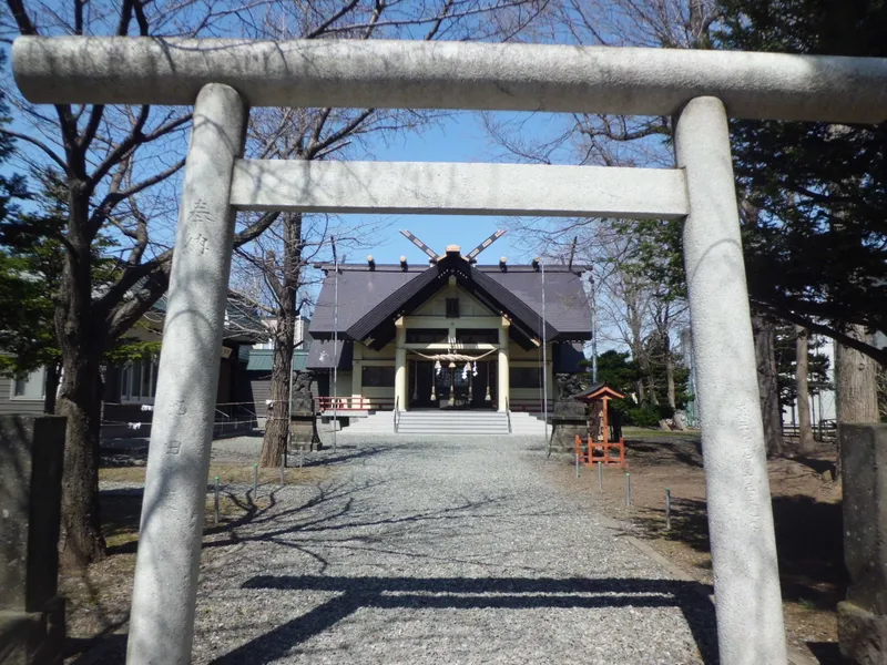 The precinct of Konan Jinja in Kita-ku, Sapporo.