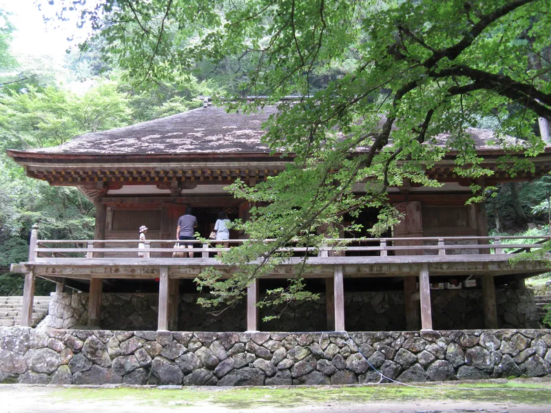 The golden hall of Muro-ji in Uda.