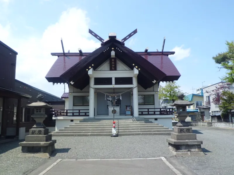 The precinct of Naebo Jinja in Higashi-ku, Sapporo.