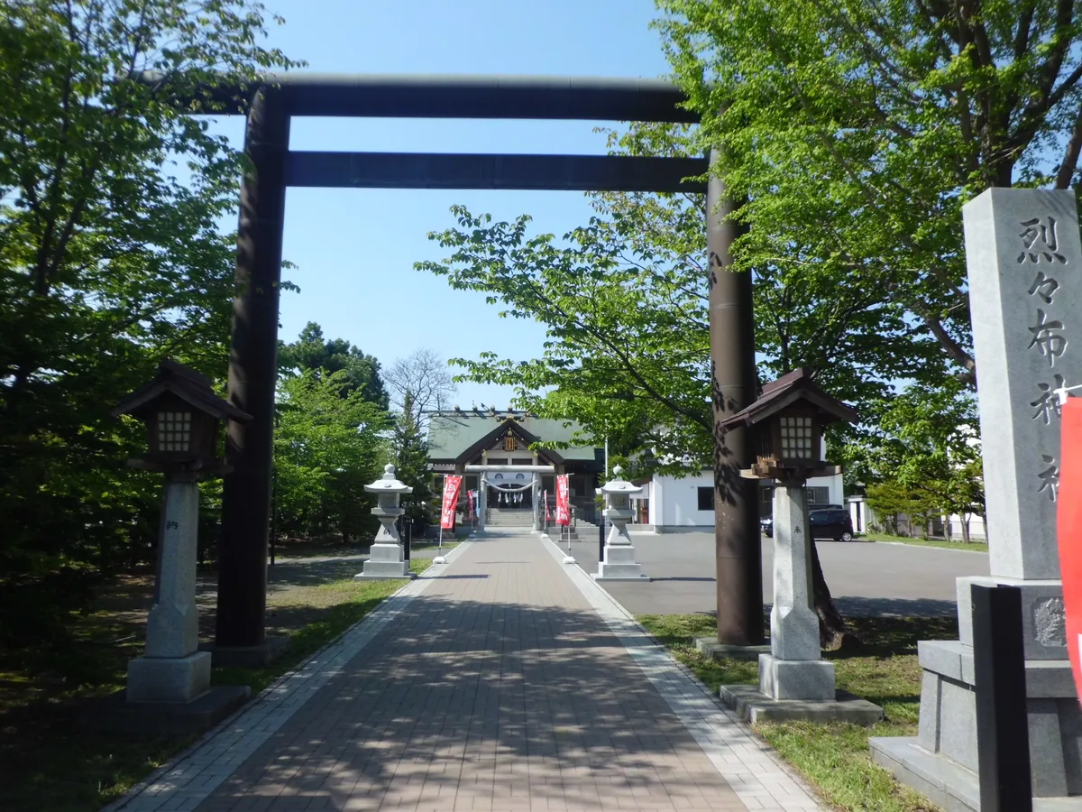 The precinct of Reppupu Jinja in Higashi-ku, Sapporo.