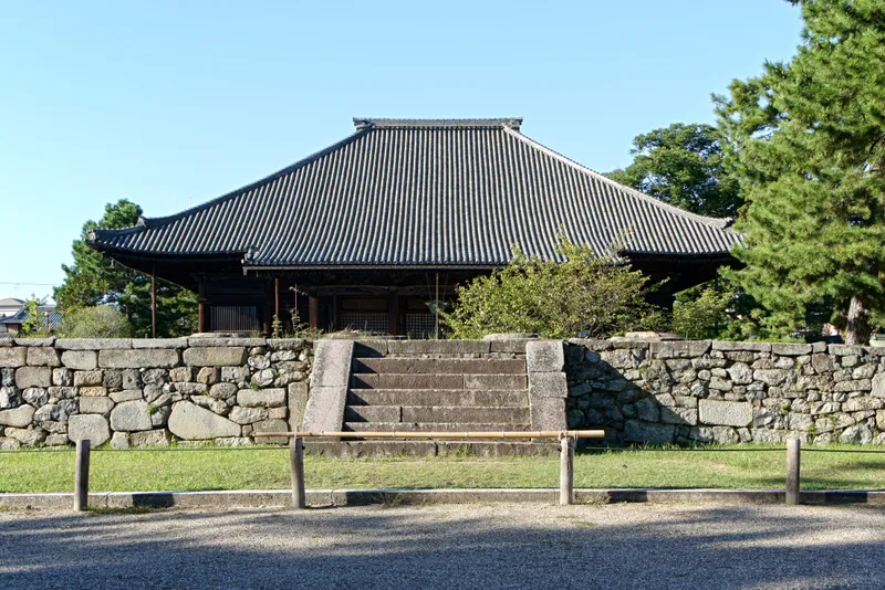 The precinct of Saidai-ji in Nara.
