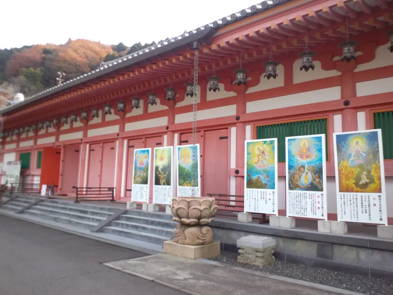 The great lecture hall of Tsubosaka-dera in Takatori.